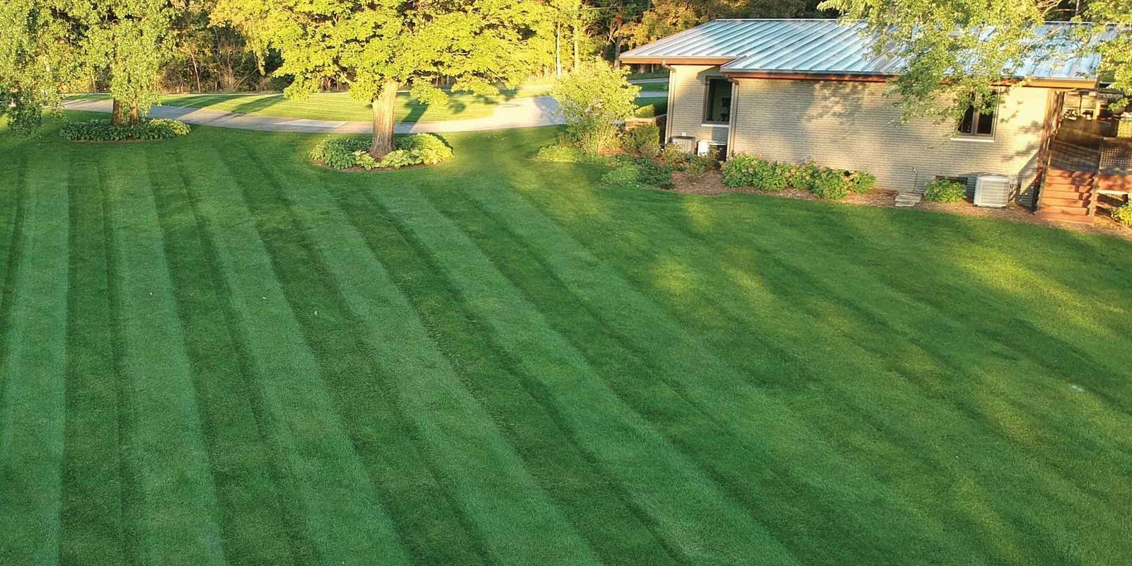 3. Mowing in a Striped Pattern 