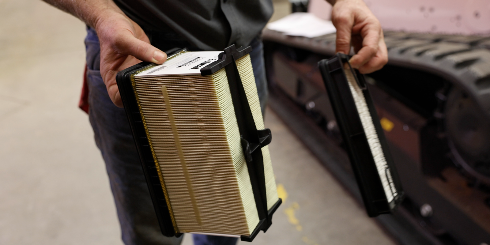 2. Inspect Engine Air and Cab HVAC Filters 