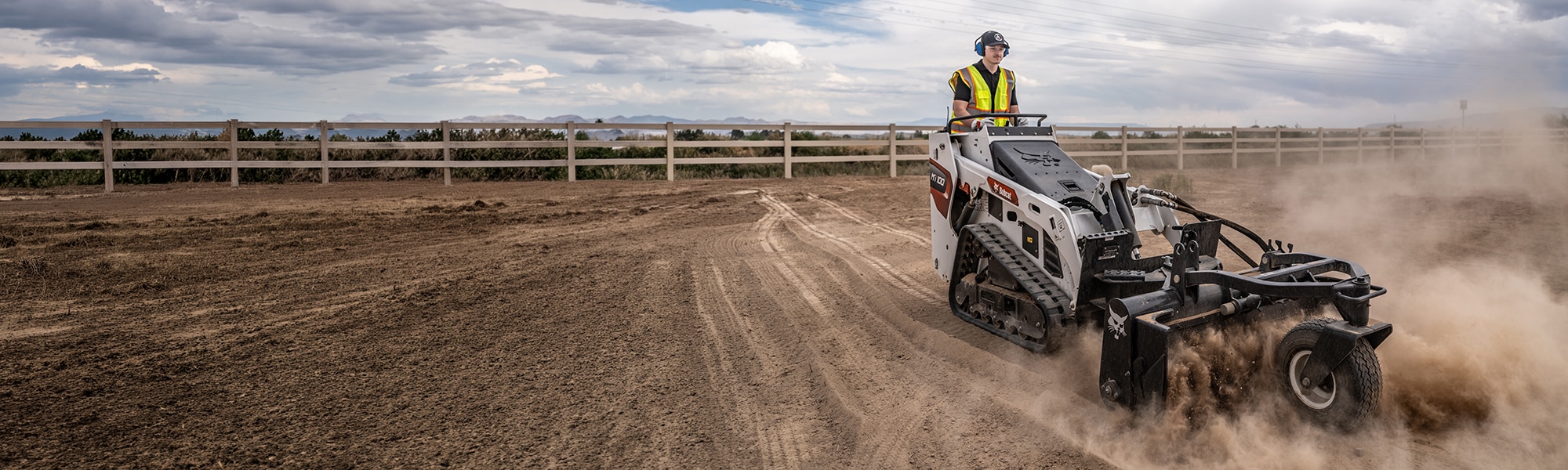Bobcat mini track loader